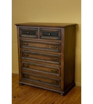 Canyon Creek Leather Collection Chest of Drawers