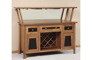 Vancoover WIne Cabinet Amish Furniture