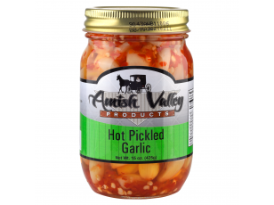 Amish Valley Products Hot Pickled Garlic