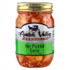 Amish Valley Products Hot Pickled Garlic 15 OZ Glass Jar