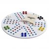 Amish Handcrafted Marble Board Game Set - Smooth 22.5" Double Sided Hand Painted Board Game  