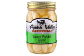 Amish Valley Products Sweet Pickled Garlic 15oz Glass Jar