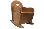 Amish Handcrafted Child's Rocker with Storage