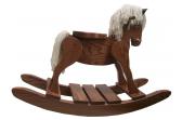 Amish Handcrafted SOLID Oak Hobby Rocking Horse