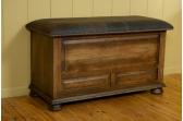 Canyon Creek Leather Collection Blanket Chest