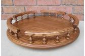Amish Handcrafted Oak Lazy Susan Available in 3 sizes!