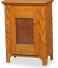Amish Handcrafted Jelly Cupboard with Copper Front