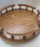 Amish Handcrafted Lazy Susan Turntable Oak